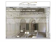 Tablet Screenshot of celebrityprovider.com